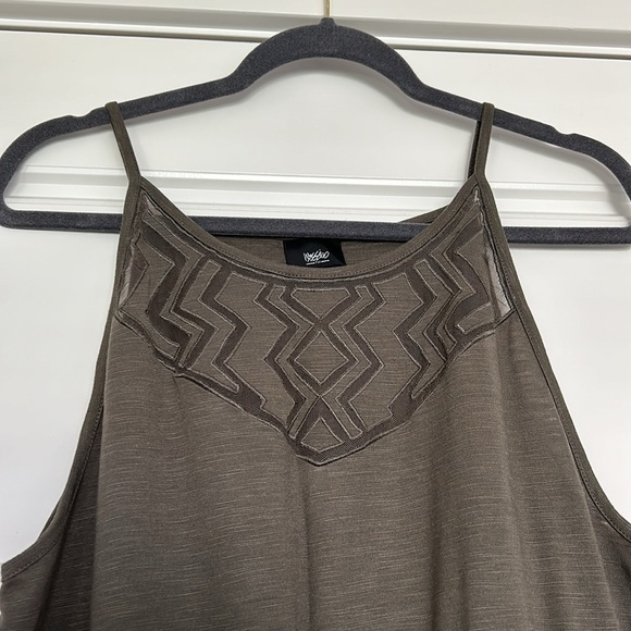 Army Green Maxi Dress - Picture 2 of 4